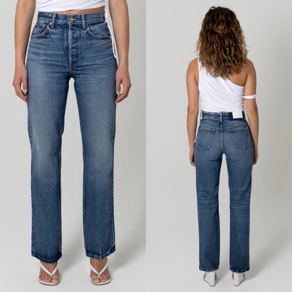 EB Denim High Rise Straight in Bonvi Size 32 - NWT - Picture 6 of 12